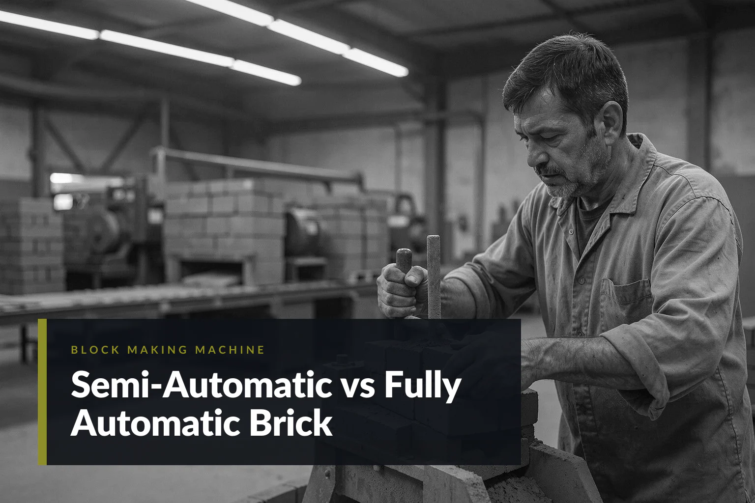 semi automatic vs fully automatic brick making machines: which one fits your business?