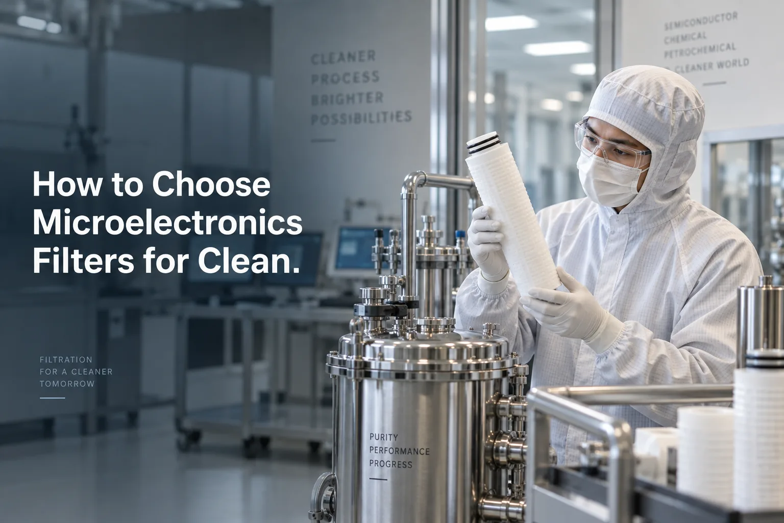 choosing microelectronics filters for manufacturing